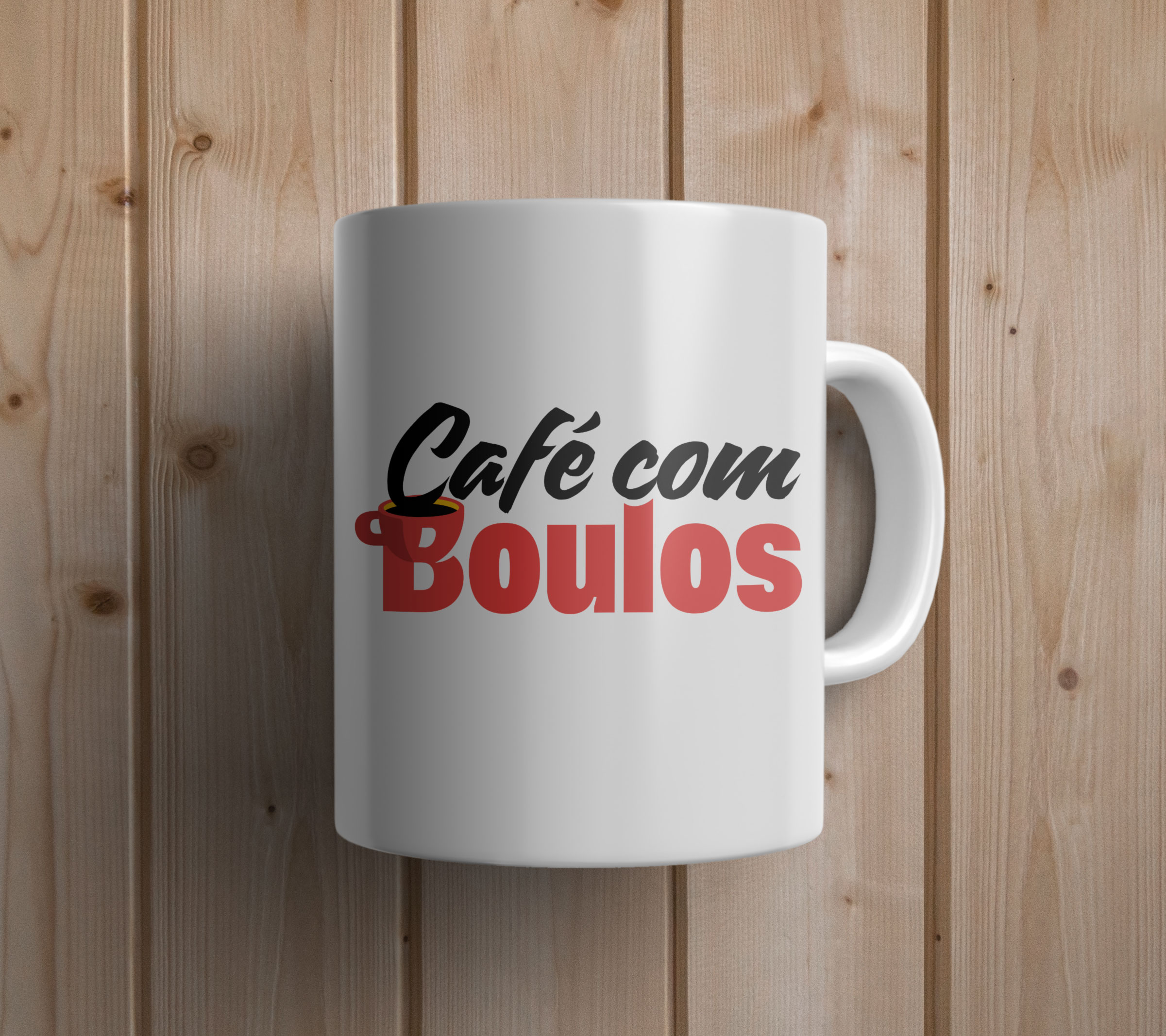 Caneca Café com Boulos