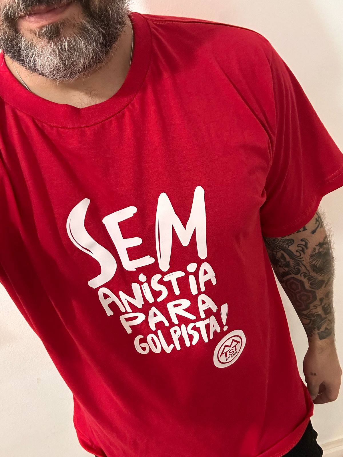 Camiseta Sem Anistia Para Golpista - Imagem 4